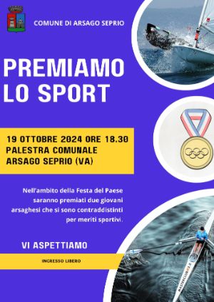 19 ottobre - Premiamo Lo Sport